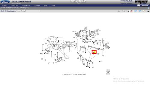 Terminal Longo Barra Curta Ford F350 F250 4X2 98 A 2012 - Imagem 5
