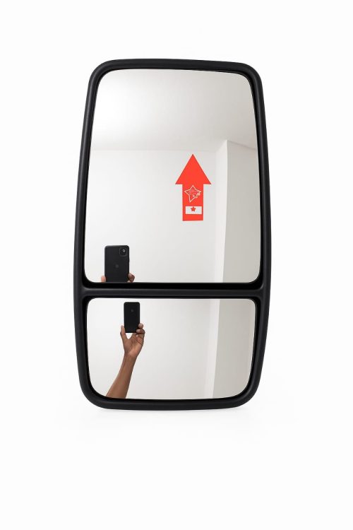 Retrovisor Esquerdo Bifocal Ford Cargo 815E 2012 Em Diante - Imagem 1