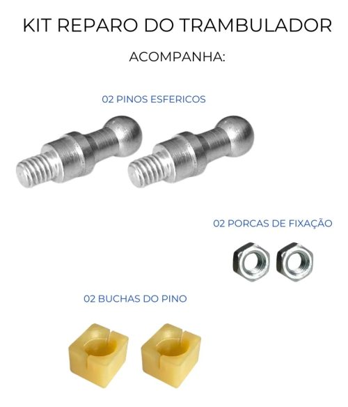 Kit Reparo Trambulador Ford Ka 2018 Em Diante Caixa Mx65 - Imagem 2